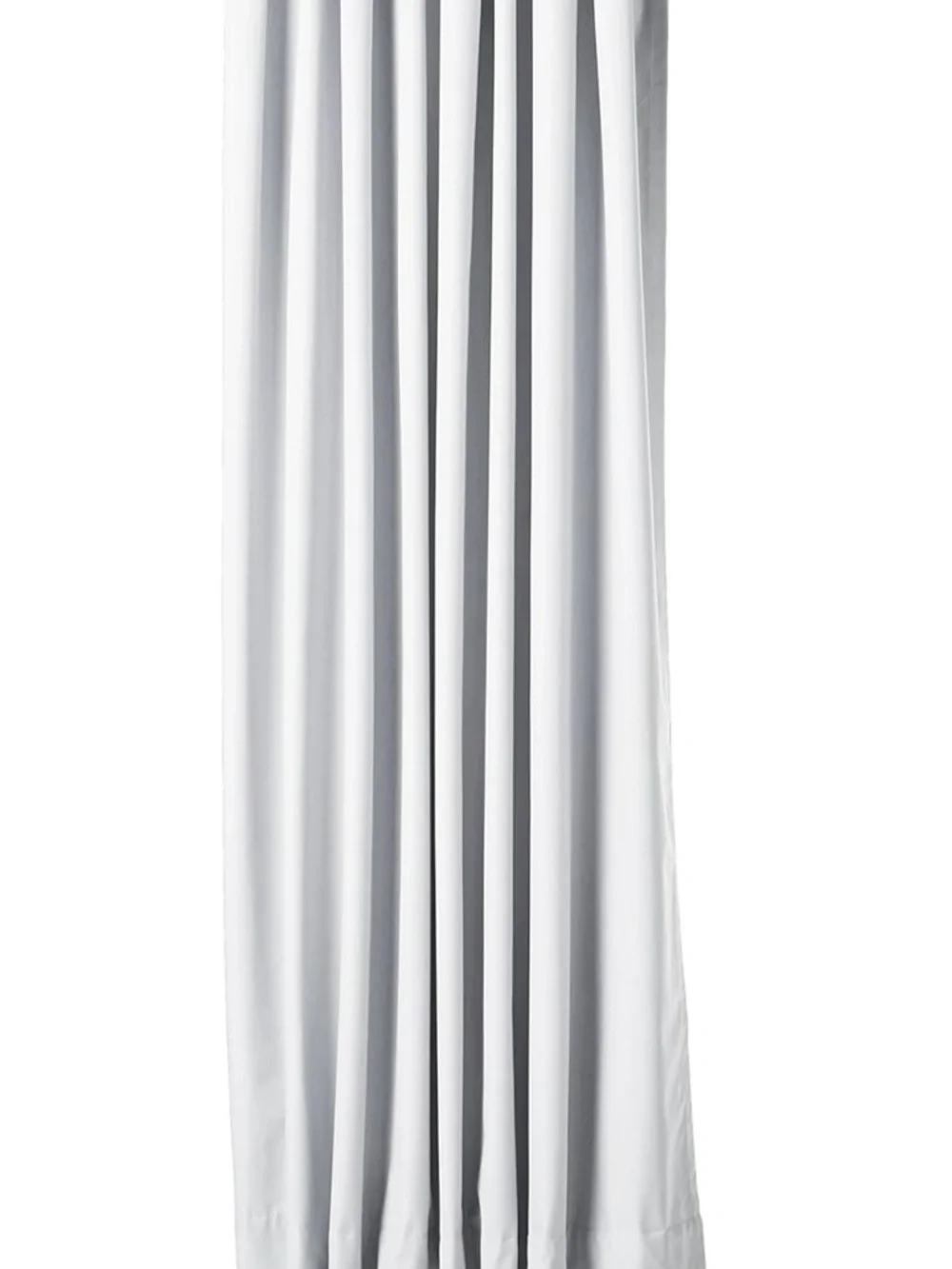 NWOT 52” Wide by 63” Long White BLACKOUT Sound Reducing Curtain Panels Set of 2